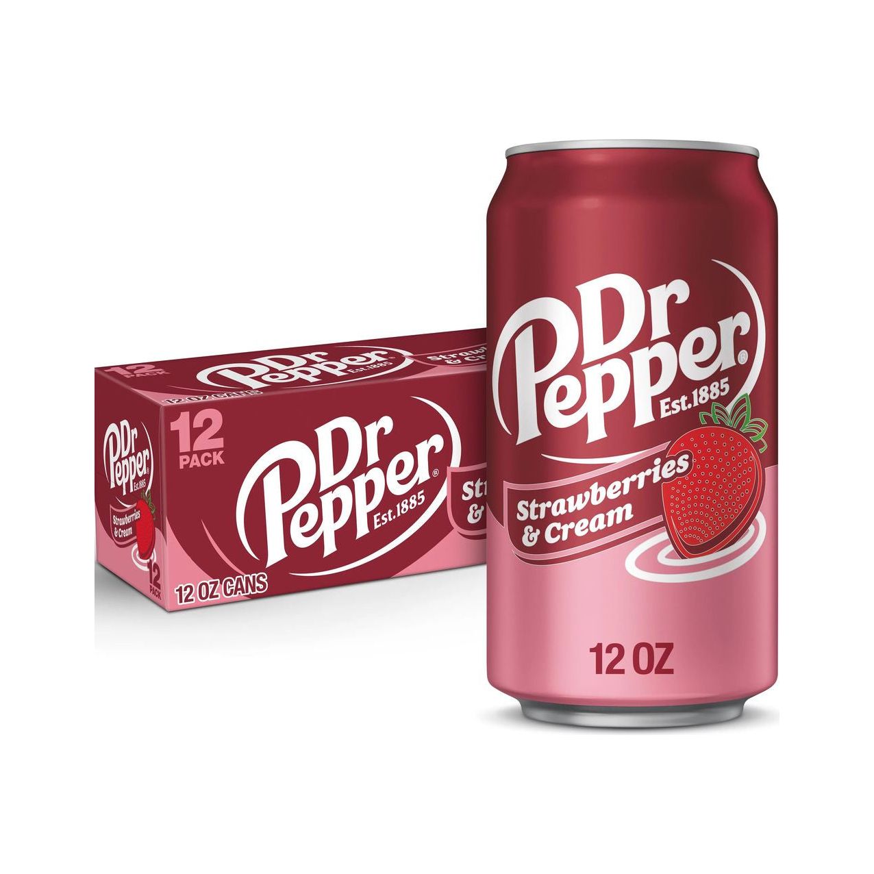 Dr Pepper Strawberries & Cream 355ml