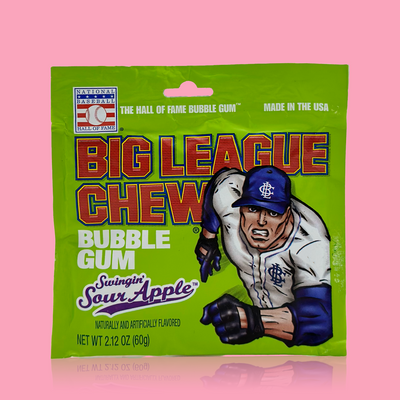 Big League Chew Bubble Gum - Sour Apple