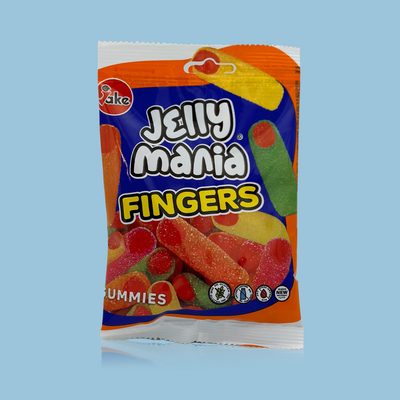 Jake Jelly Mania Fingers Halal 100g