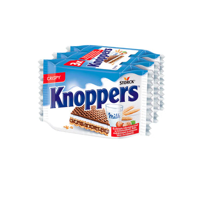 Knoppers Milk Hazelnut Wafer 3pk