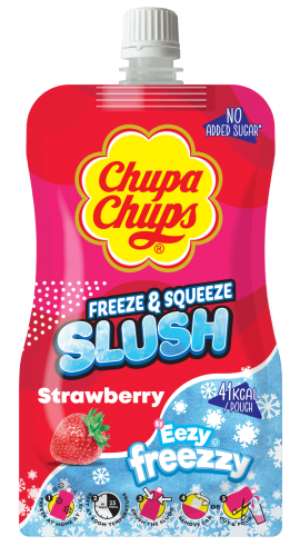 Chupa Chups Strawberry Slush Pouch 250g