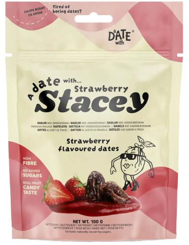 Strawberry Flavoured Dates 100g