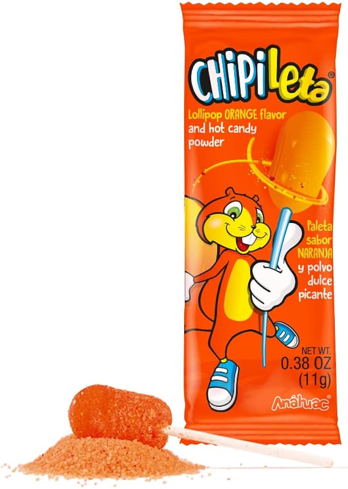 chipileta lollipop orange 18g