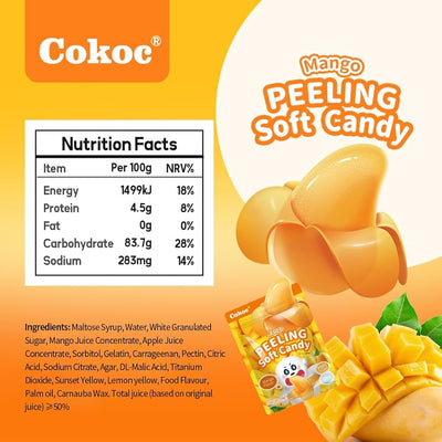 Peelable Soft Candy Mango 75g