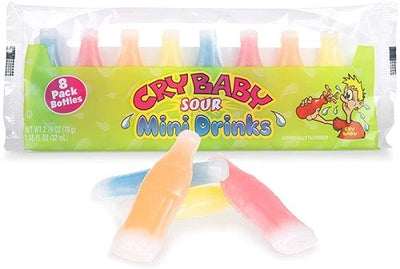 Cry Baby Sour Mini Wax Drinks 79g