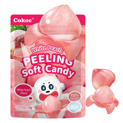 Peelable Soft Candy White Peach 75g