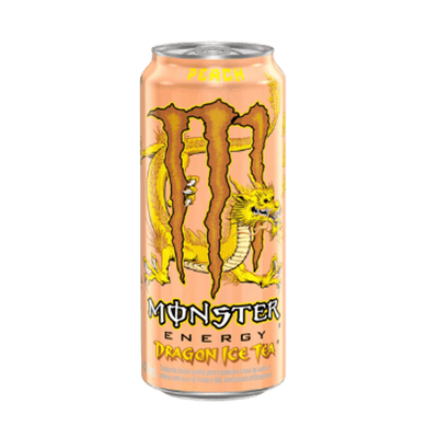 monster dragon iced tea peach 500g