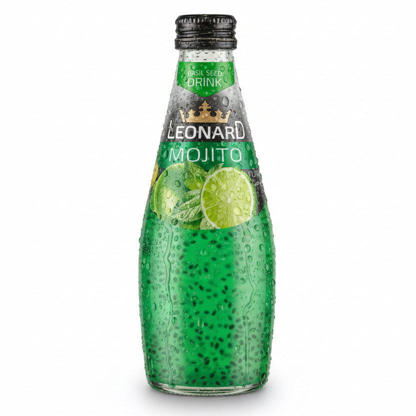 Leonard Mojito Basil Seed Drink 330ml