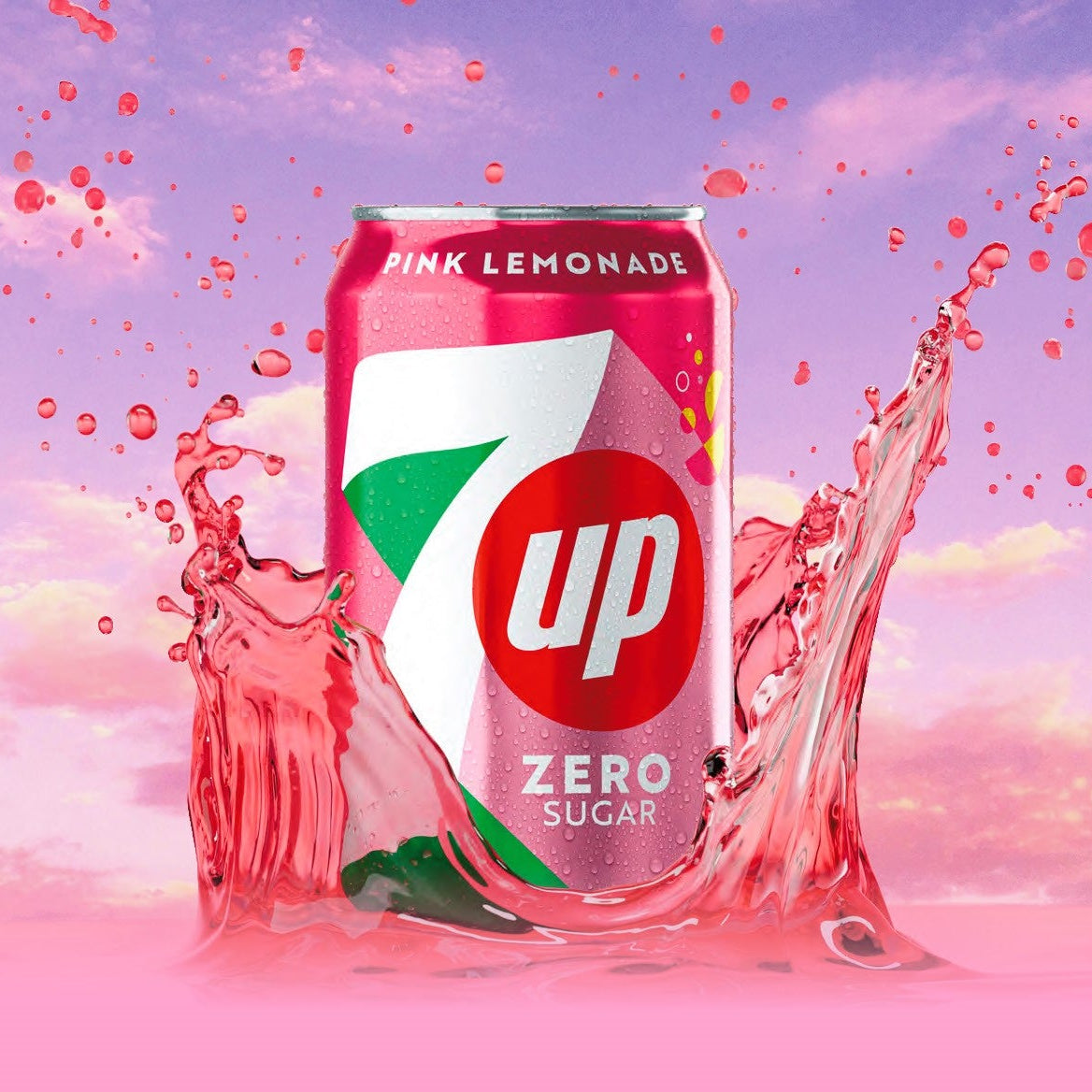 7up Zero Pink Lemonade 330ml