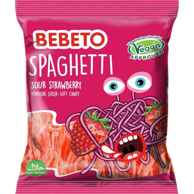 Bebeto Sour Strawberry 80g