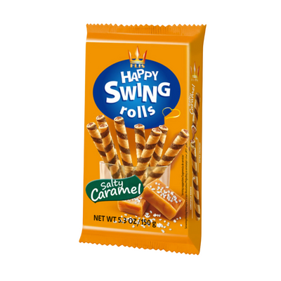 Happy Swing Rolls Salted Caramel 150g