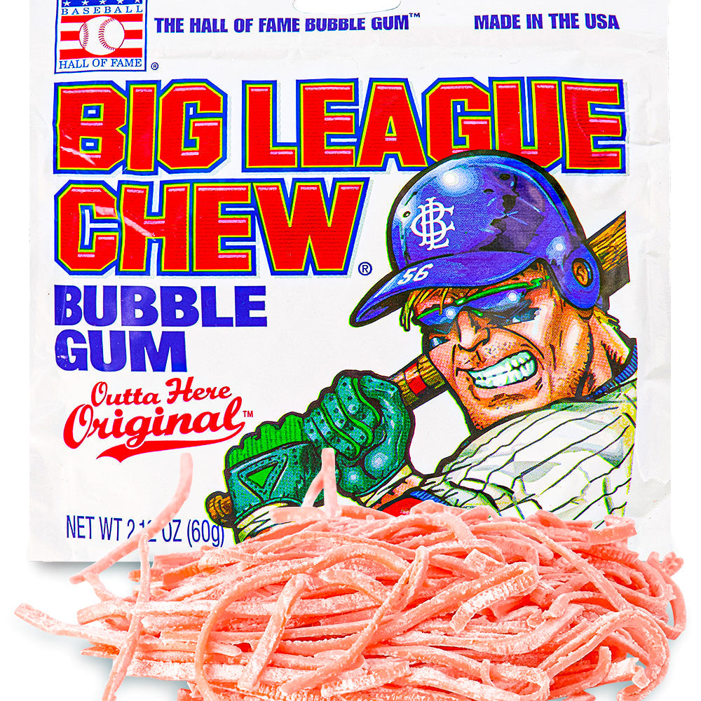 Big League Chew Bubble Gum Original 60g Datovare