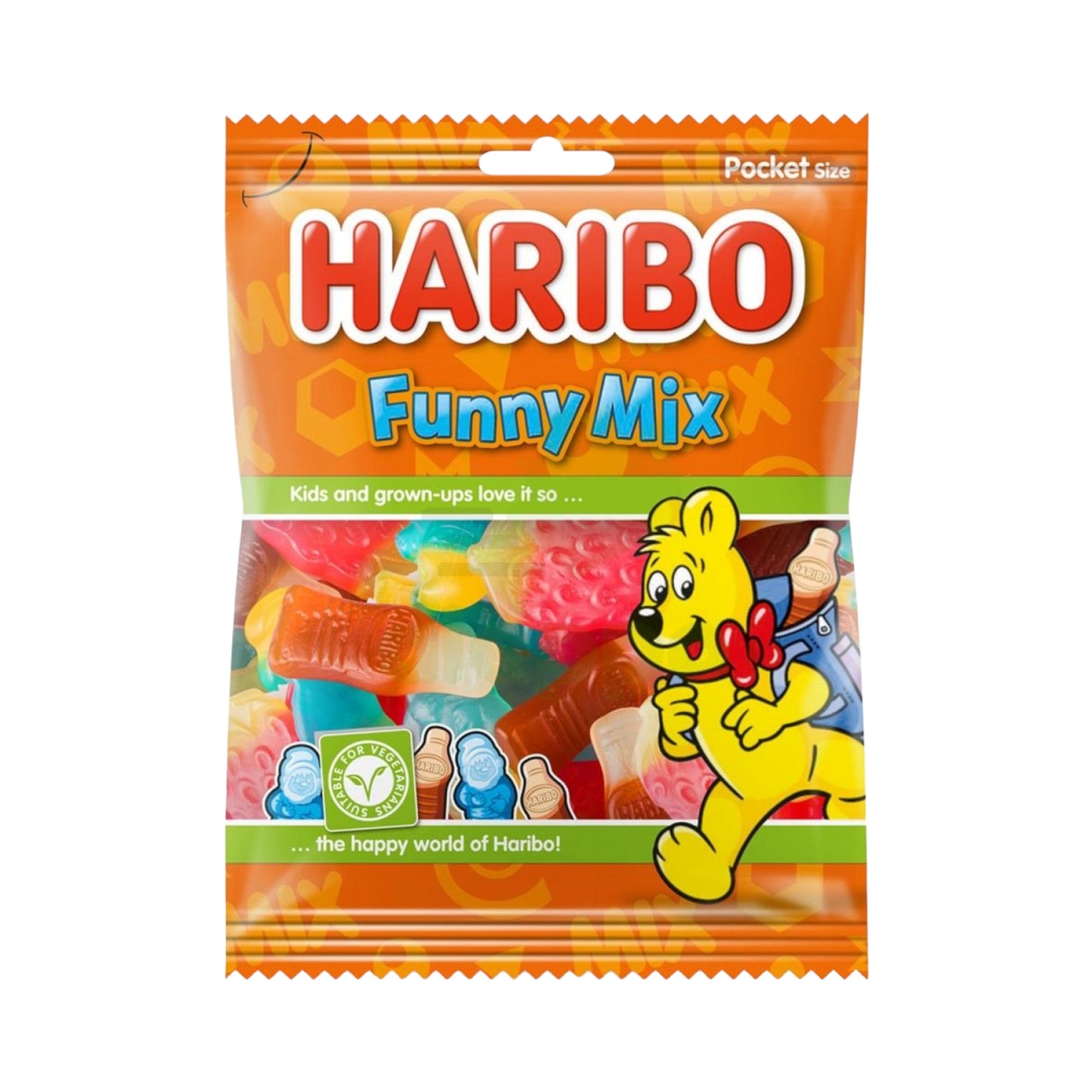 Haribo Funny Mix Vegetar 75g