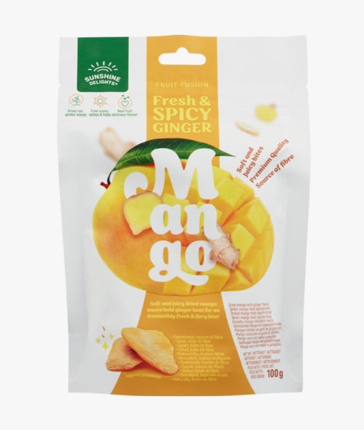 Sunshine Delights Fresh & Spicy Ginger Mango 100g