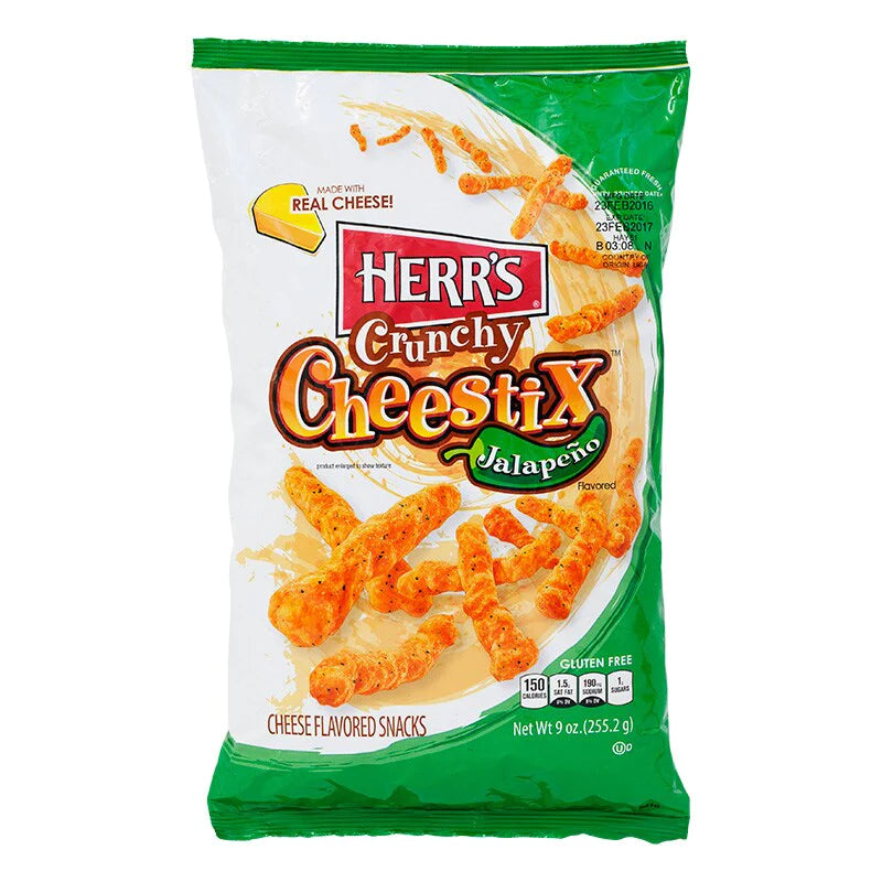 Herr's Crunchy Cheestix Jalapeno 227