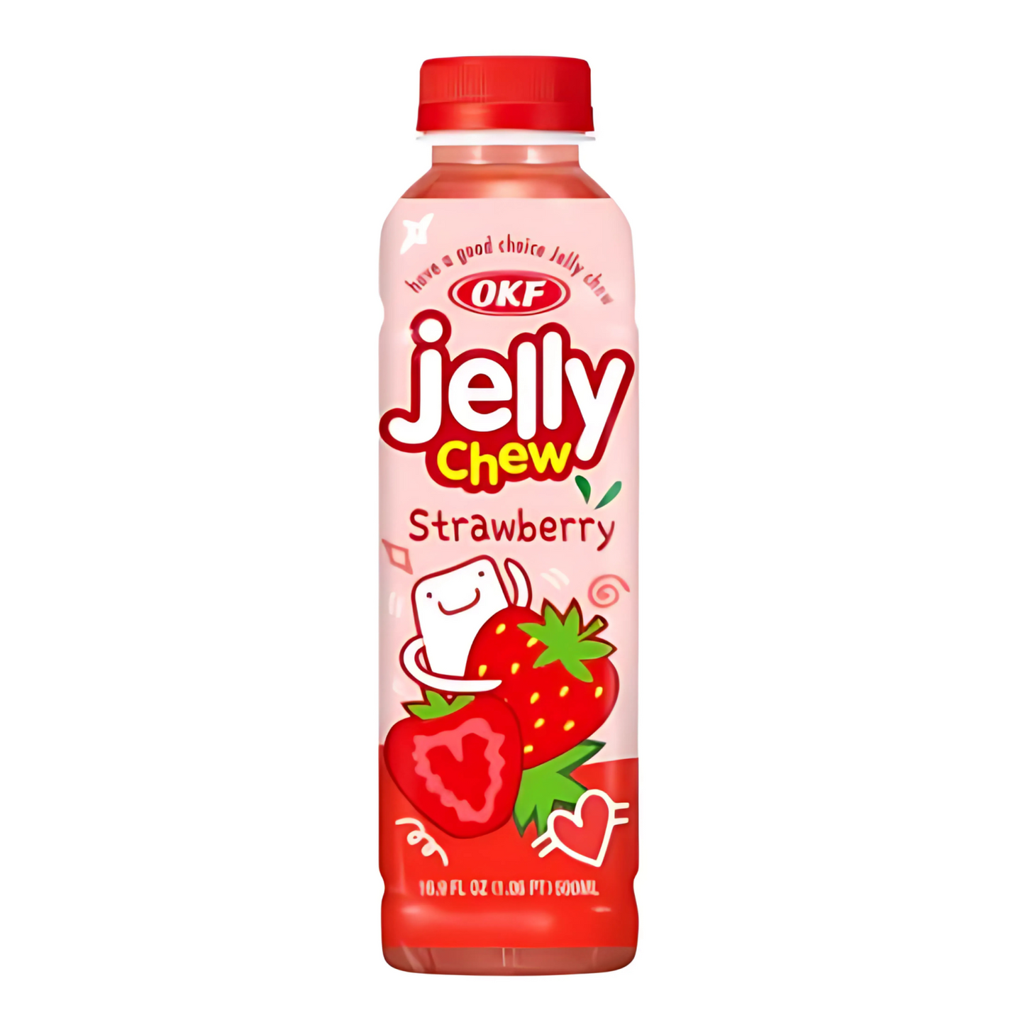 OKF Jelly Chew Strawberry Drink 500ml