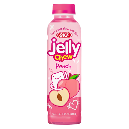 OKF Jelly Chew Peach Drink 500ml