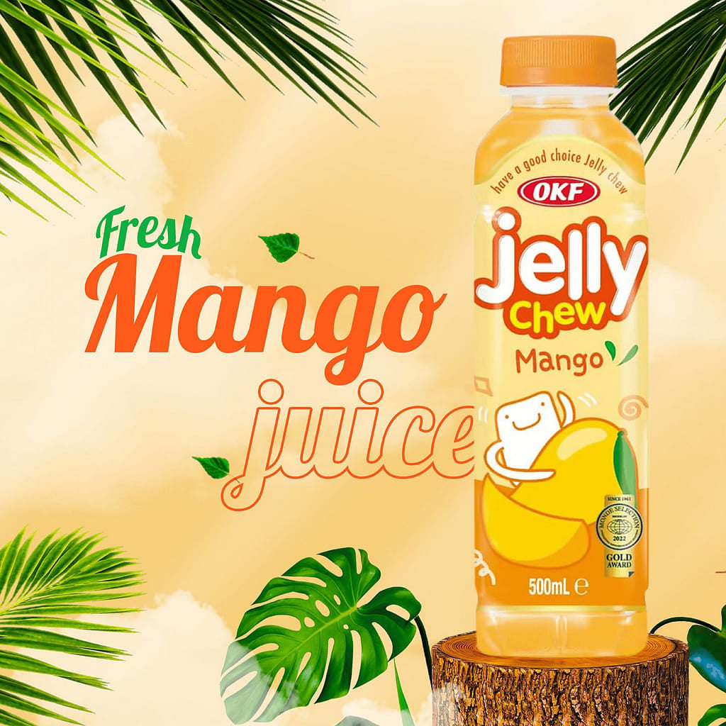 OKF Jelly Chew Mango Drink 500ml