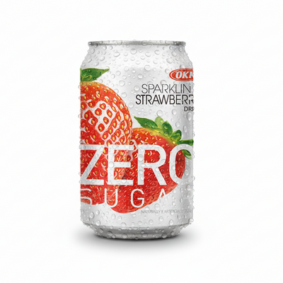 OKF Sparkling Strawberry Zero Sugar 350ml