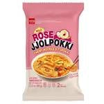 Wang chewy noodle & topokki (Jjolpokki) Mild Rose 355g