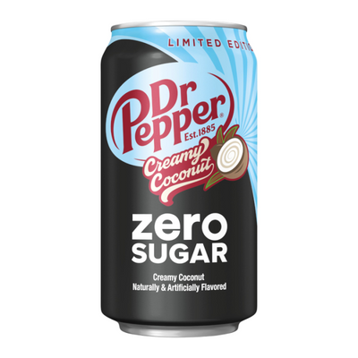 Dr. pepper creamy coconut 355ml zero sugar