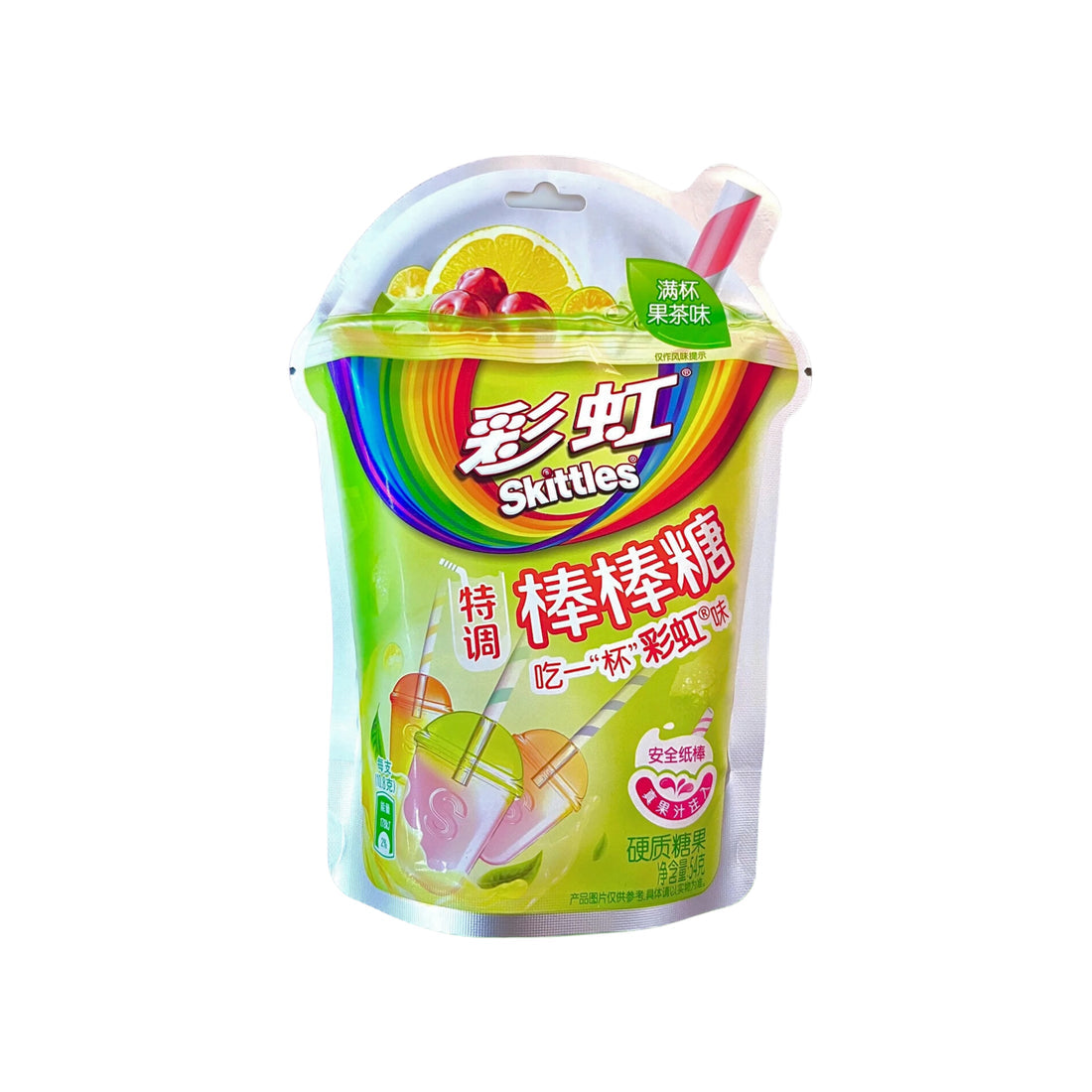 Skittles lollipop fruit tea (China) 54g