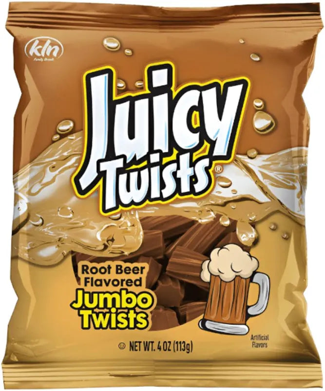 Juicy twists root beer 113g