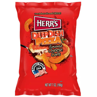 Herr's Deep Dish Pizza Cheese Curls 170 g
