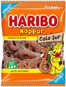 Haribo Cola Sur-Nappar 70g