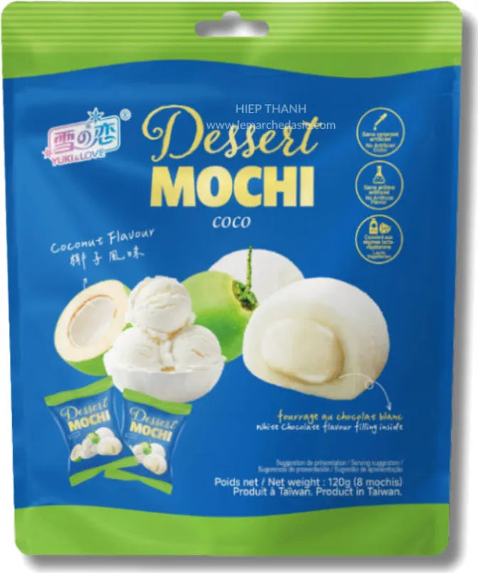 Yuki & Love Coconut Mochi 120g