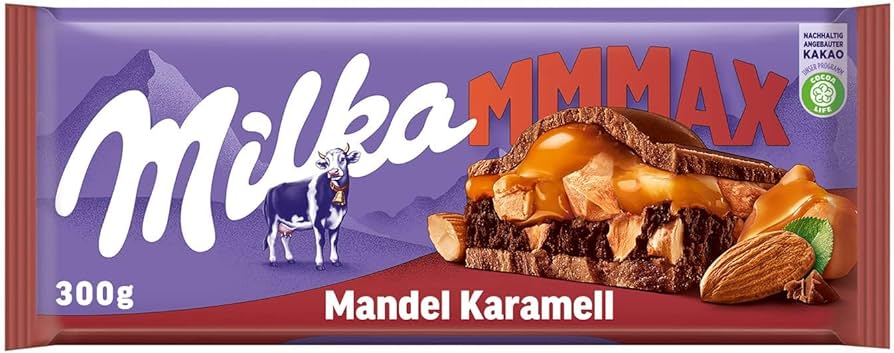 Milka Mmmax Almond Caramel 300g