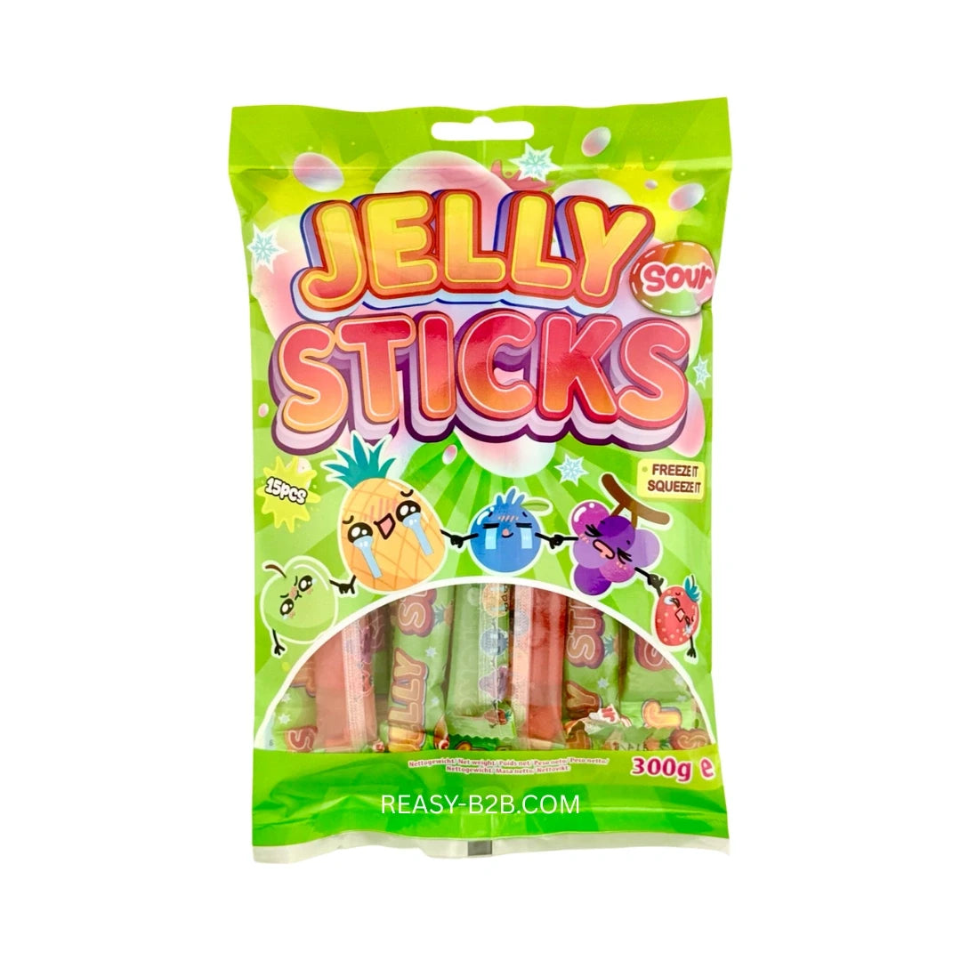 Jelly Sticks Sour 300g