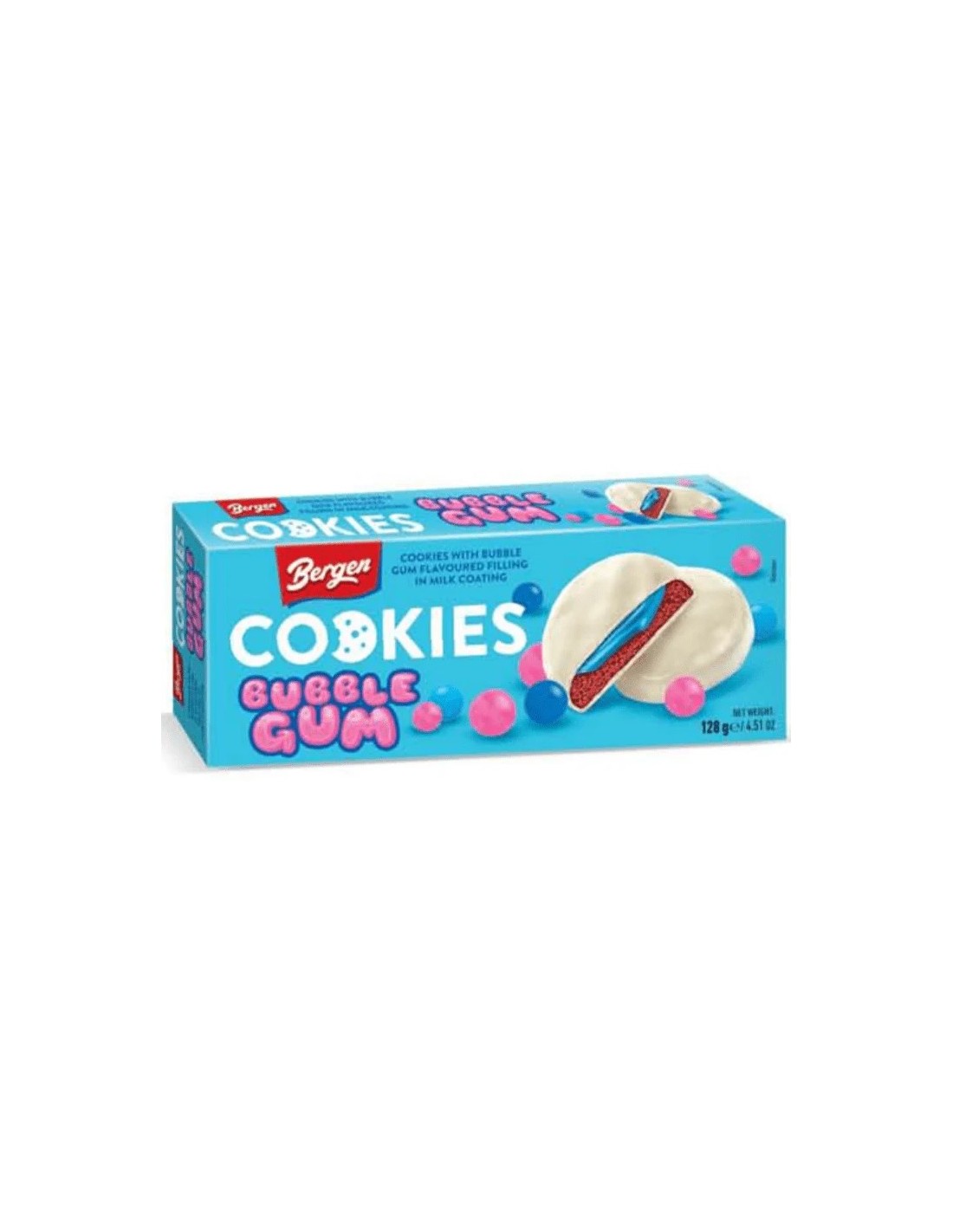 Bergen Bubble Gum Cookies 128g