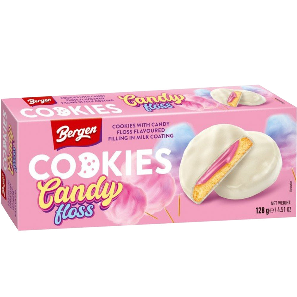 Bergen Candy Floss Cookies 128g