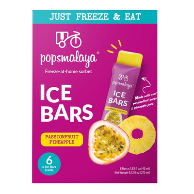 Popsmalaya Ice Bar Passionfruit Pineapple 270ml