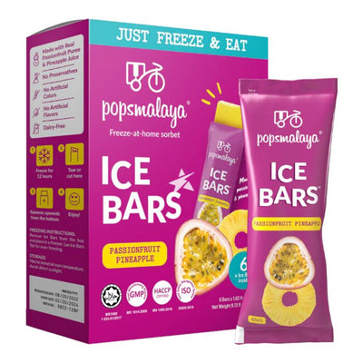 Popsmalaya Ice Bar Passionfruit Pineapple 270ml