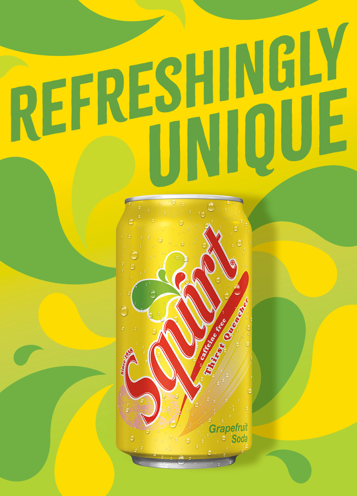Squirt Caffeine Free Citrus Soda 355ml