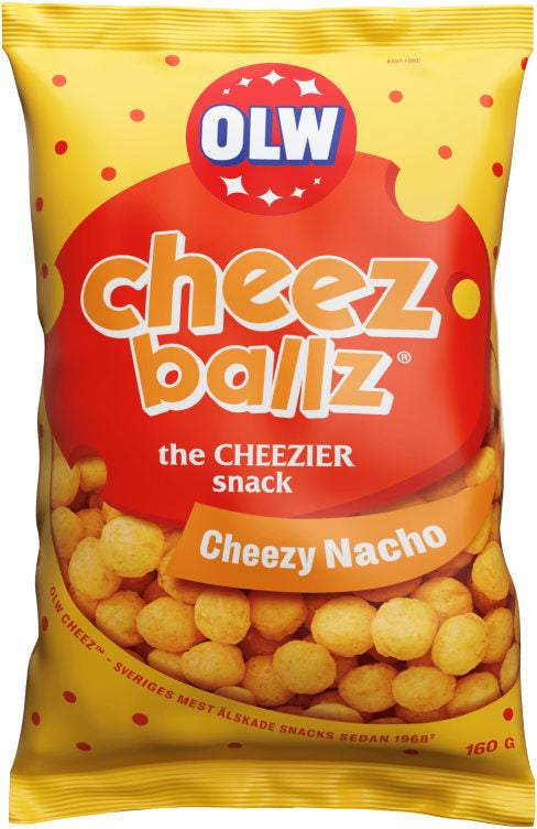 OLW Cheez Ballz Cheezy Nacho 160g