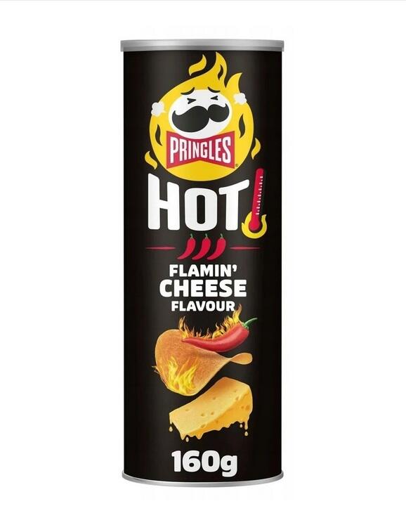 Pringles Hot Flamin Cheese 160g