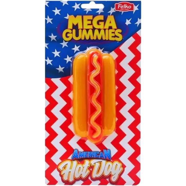 Mega Gummy Hotdog 120g