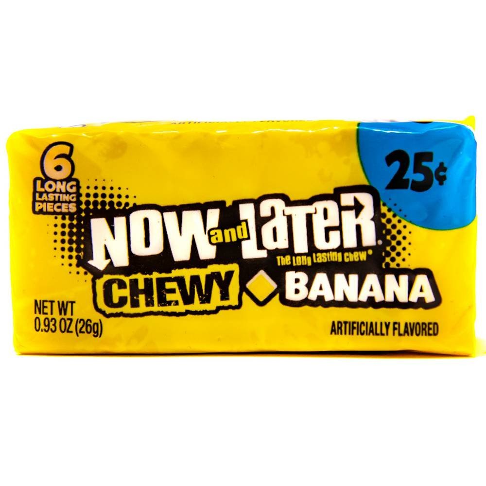Now & Later Chewy Banana 26g