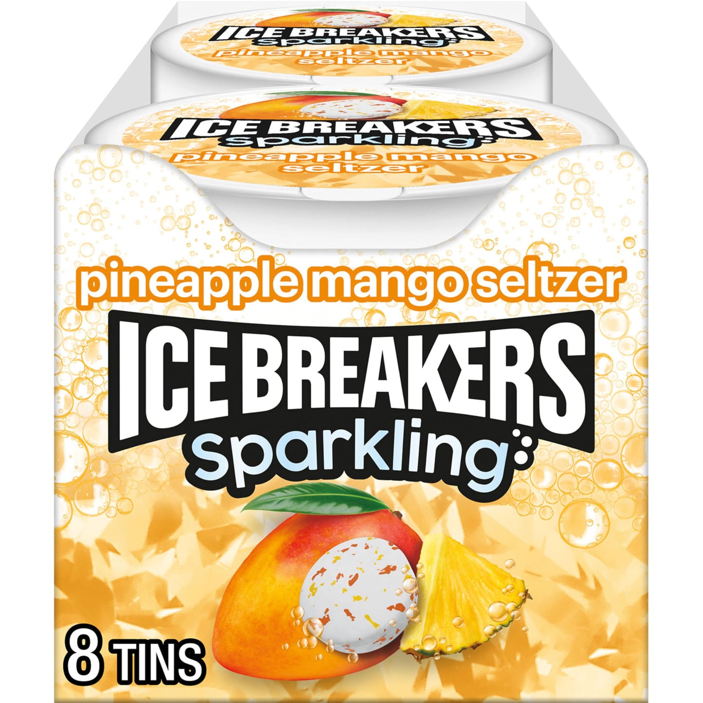 Ice Breakers Sparkling Pineapple Mango Seltzer Sugar Free Mints 42g