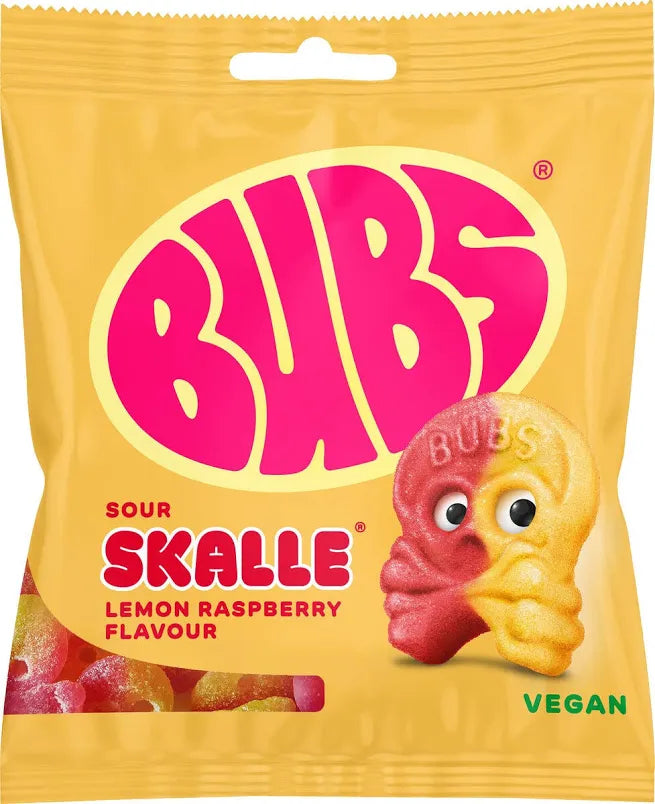 Bubs Lemon Raspberry Skull 155g