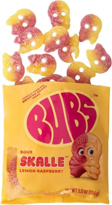 Bubs Lemon Raspberry Skull 155g