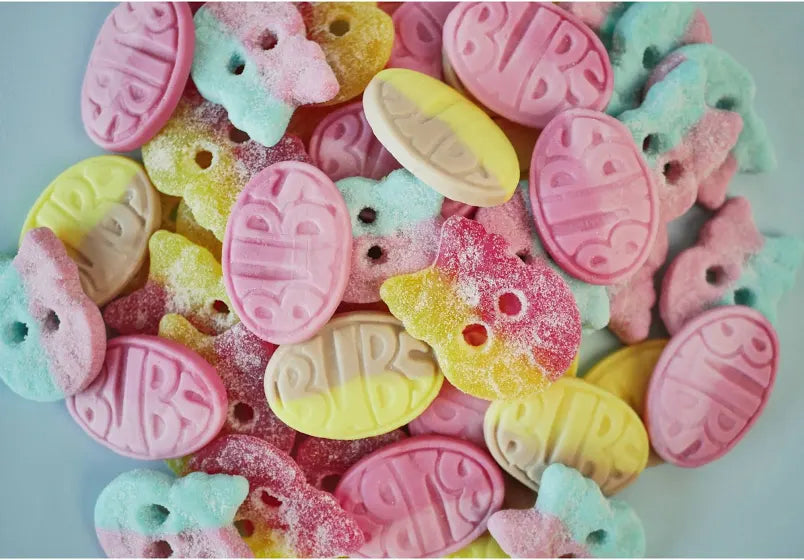 Bubs Lemon Raspberry Skull 155g