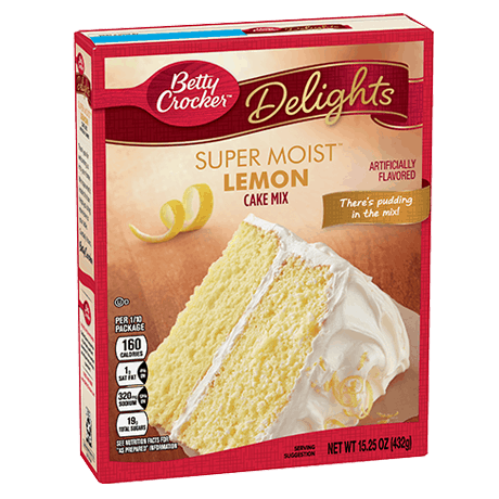 Betty Crocker Super Moist Lemon Cake 375g