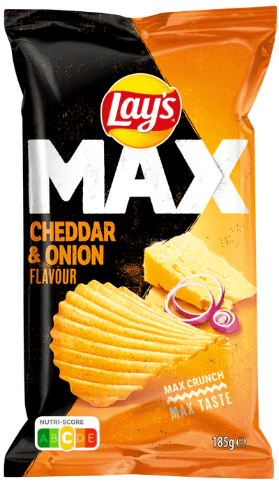 Lay's Max Cheddar & Onion 185g