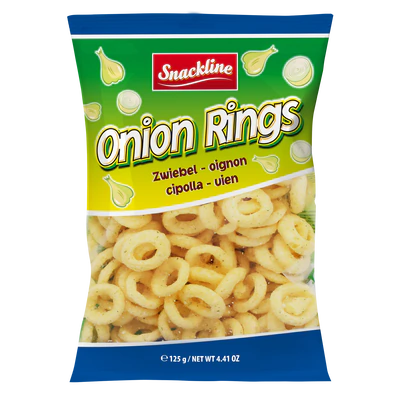 Snackline Onion Rings 125g