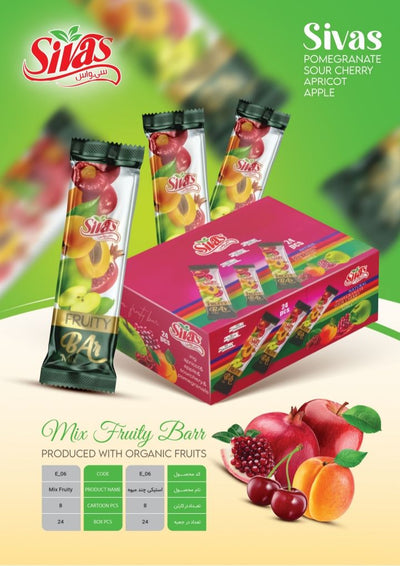 Sivas Fruity Bar Fruit Mix 60g