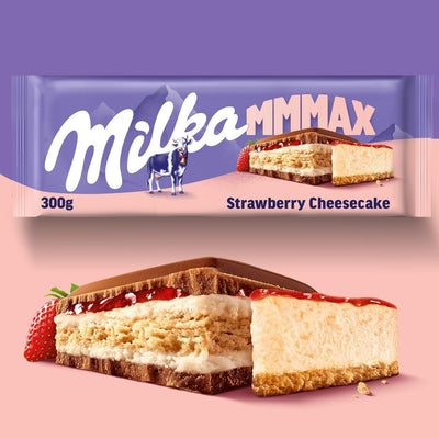 Milka Strawberry Cheesecake 300g